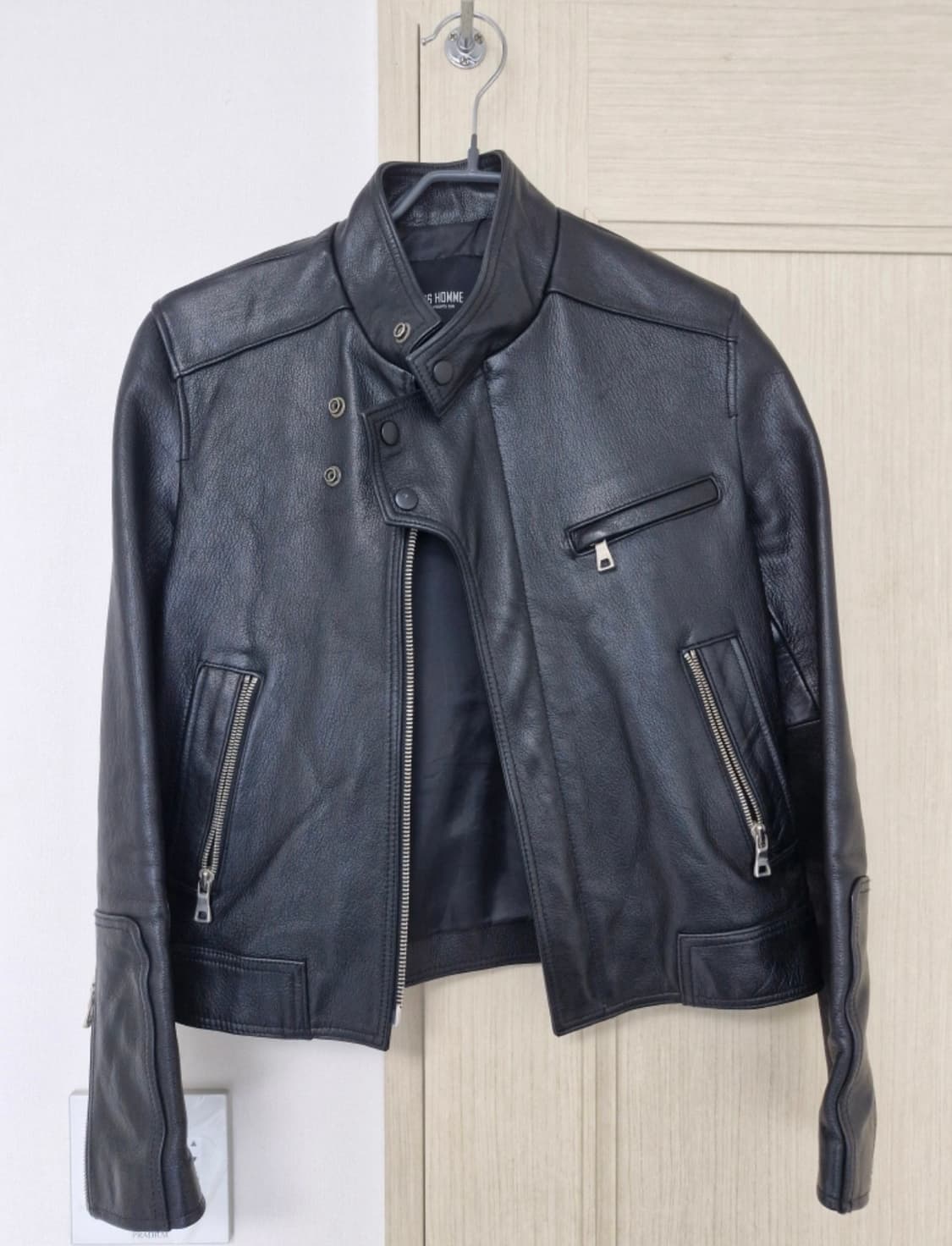Vintage goat leather biker jacket 상품이미지1