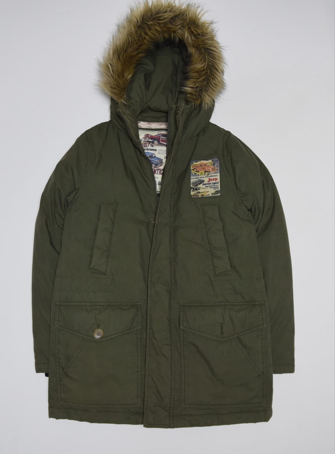 Jeep 카키 야상 점퍼 M 상품이미지7