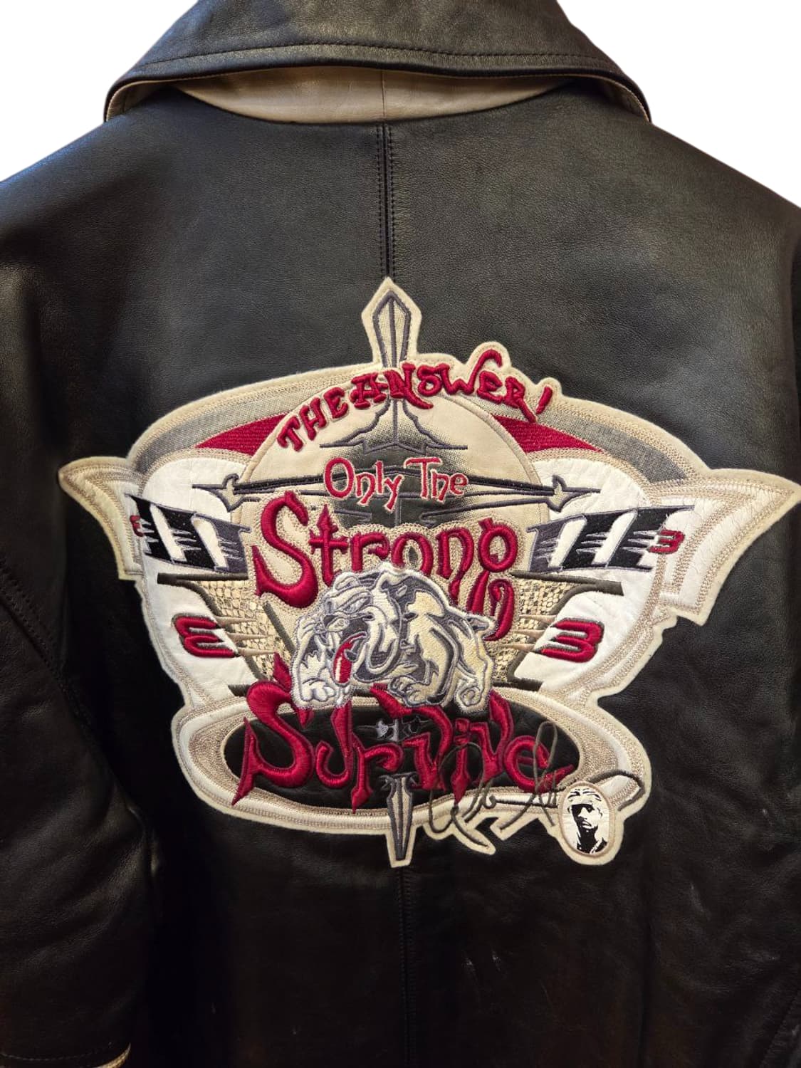  리복 가죽 바시티 자켓 상품이미지3