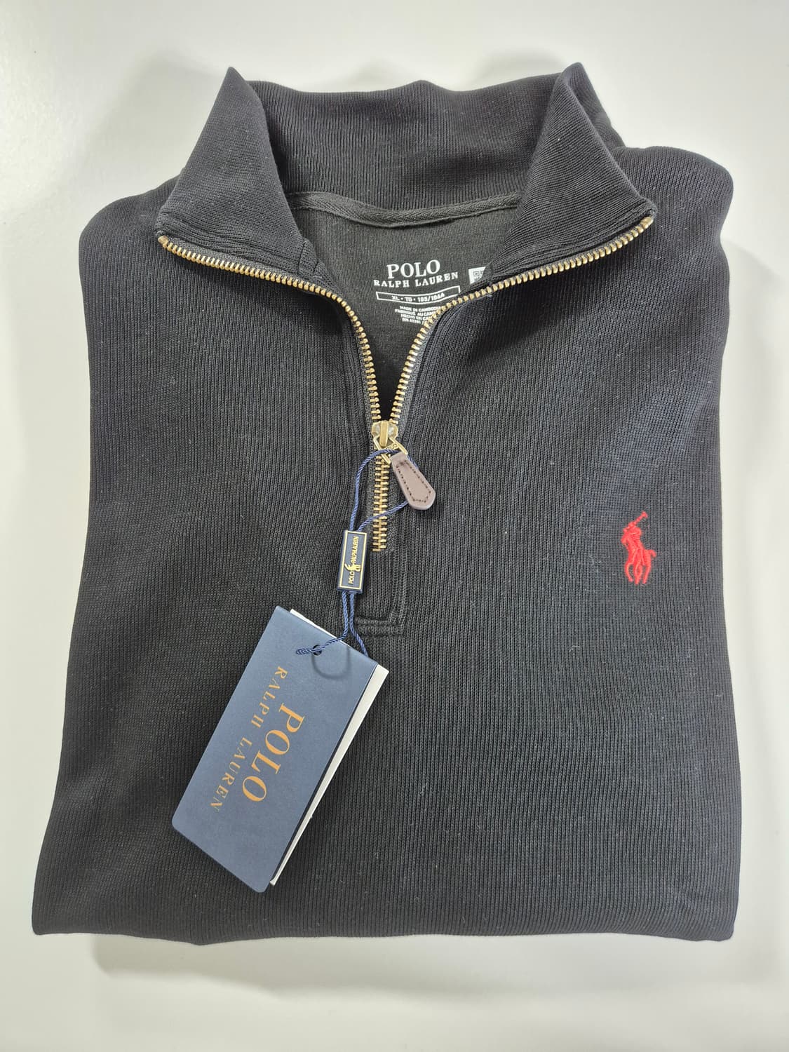 폴로 코튼 반집업 L, XL (새상품) 상품이미지3