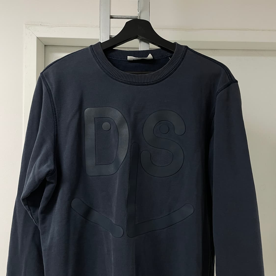 디젤 네이비 맨투맨 S 상품이미지2