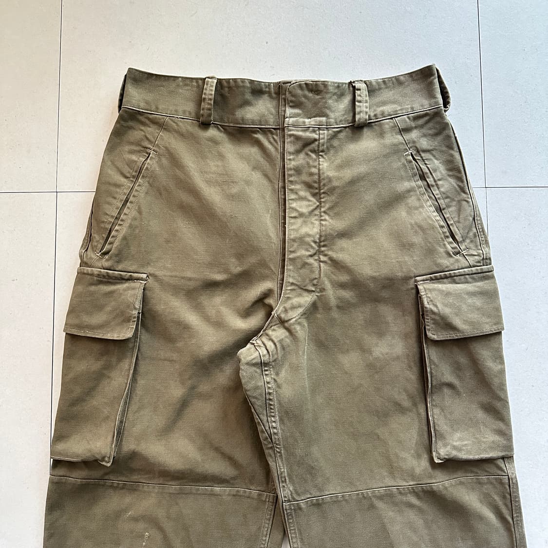40s 오리지널 프렌치아미 프랑스군 초기형 M-47 팬츠 상품이미지2