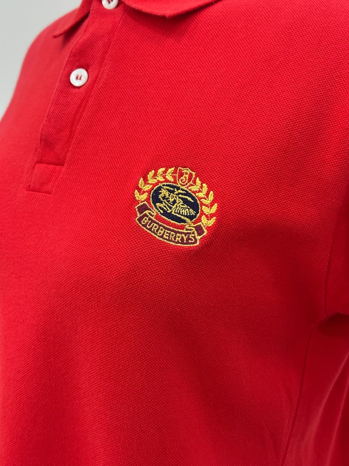 버버리 여성 레드 반팔 상품이미지6