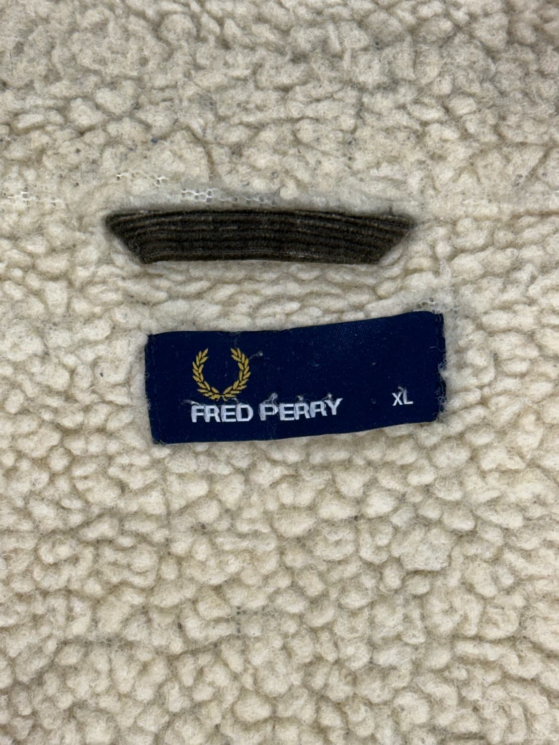 프레드페리 일본판 카키 내부 기모 코듀로이 블루종 골덴 자켓 XL  상품이미지7