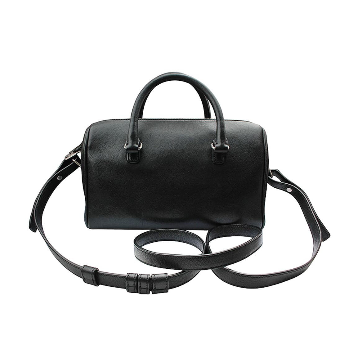 생로랑 블랙 레더 스몰 토트 겸 크로스백 상품이미지3