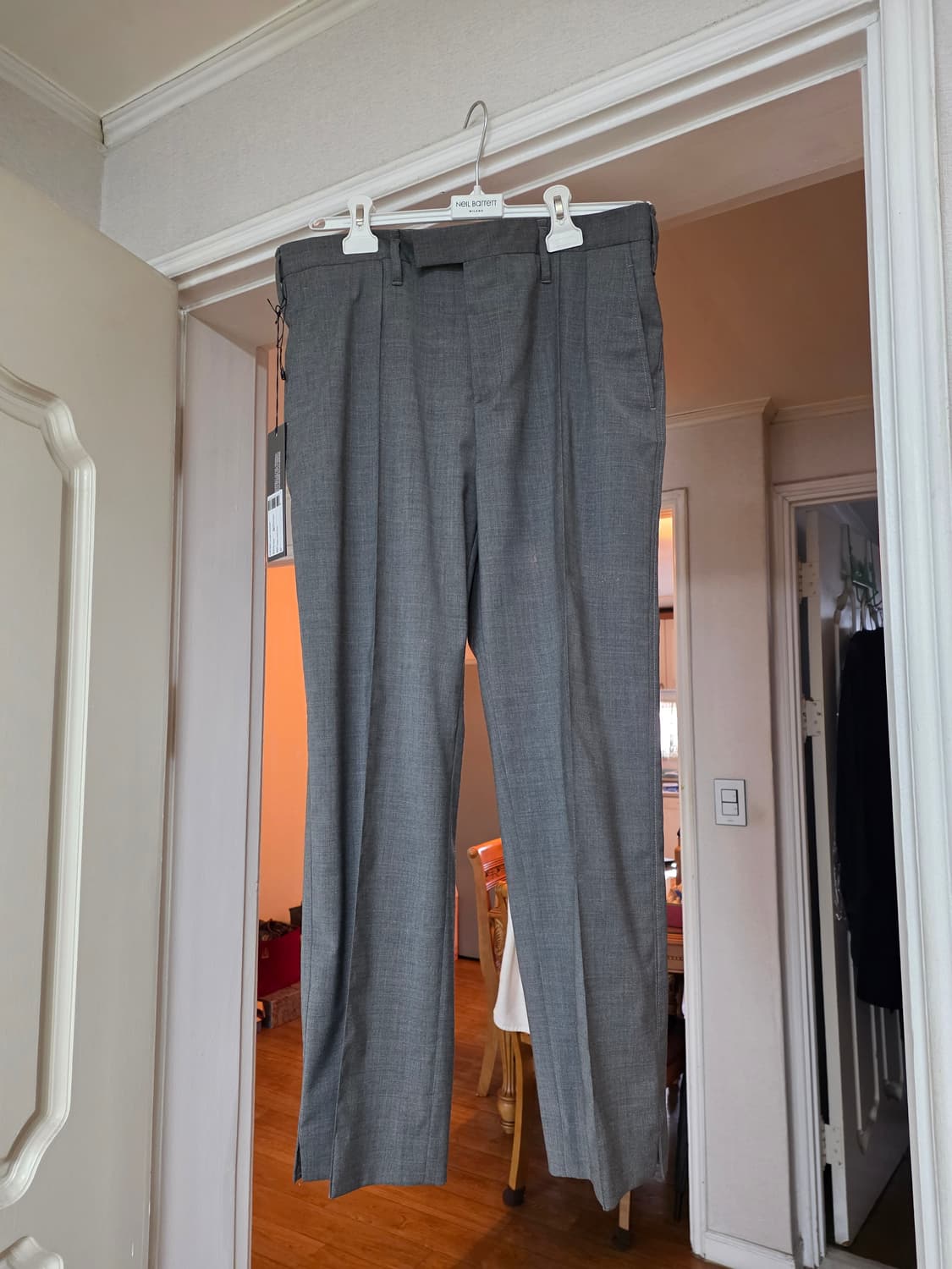 닐바렛 그레이 울 슬랙스 상품이미지2