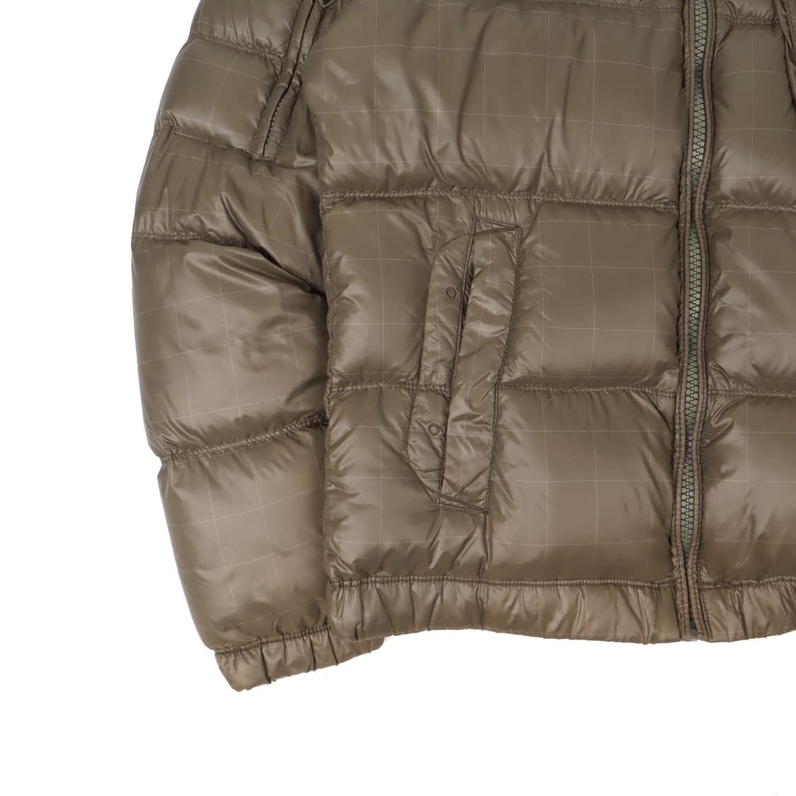 디젤 카키 바이커 패딩 자켓 상품이미지4