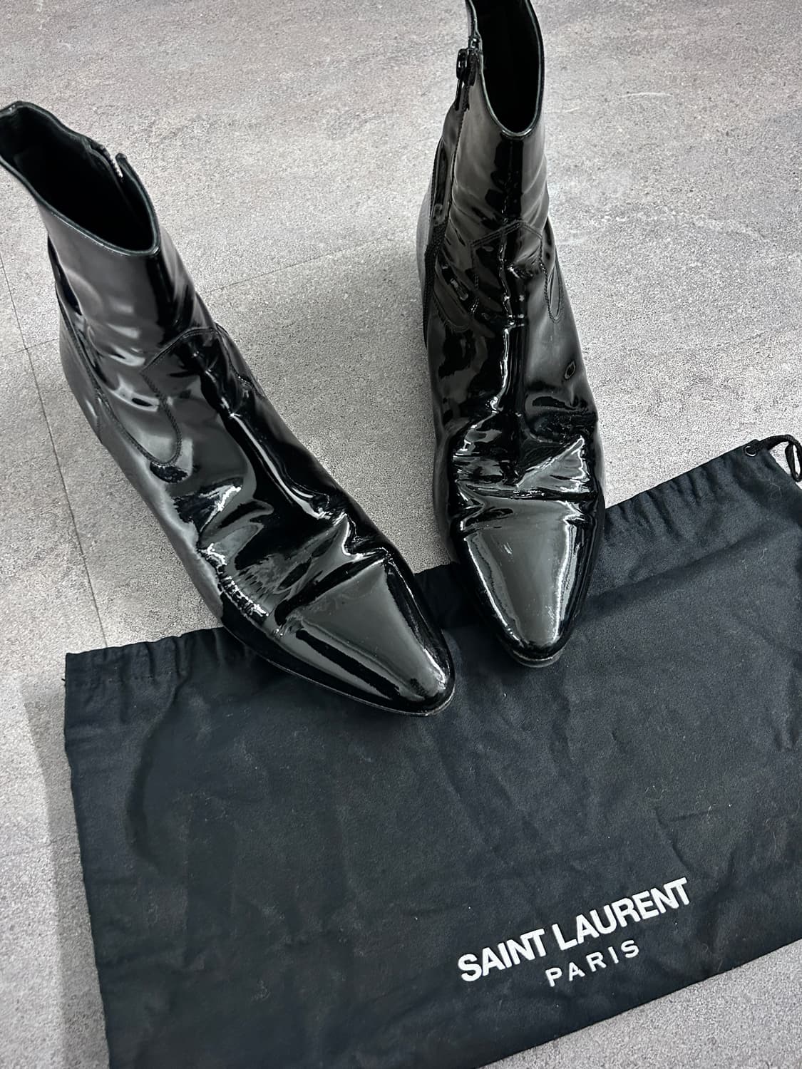 생로랑 에디기 페이던트 앵클 부츠 상품이미지2