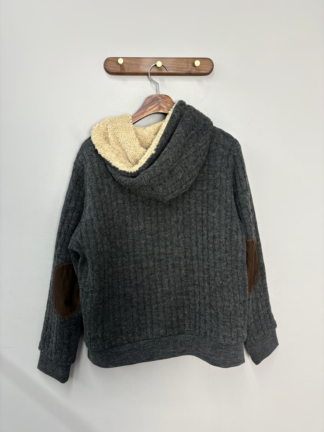 지프 곰패치 성조기 니트 후드집업 A3636 상품이미지4