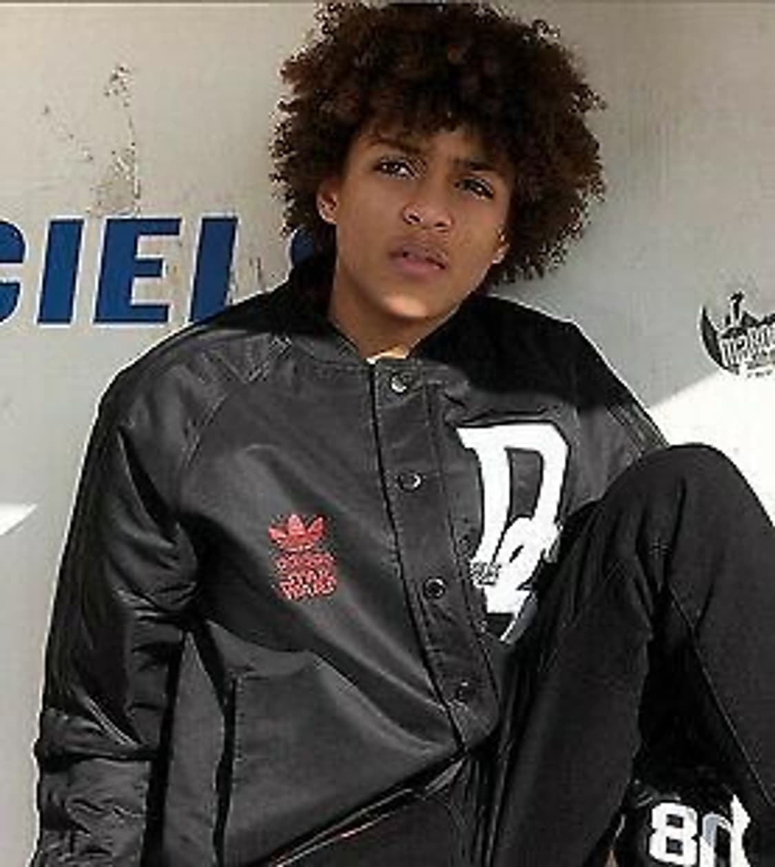 아디다스 스타워즈 그래픽 블루종 봄버 자켓 M 상품이미지1