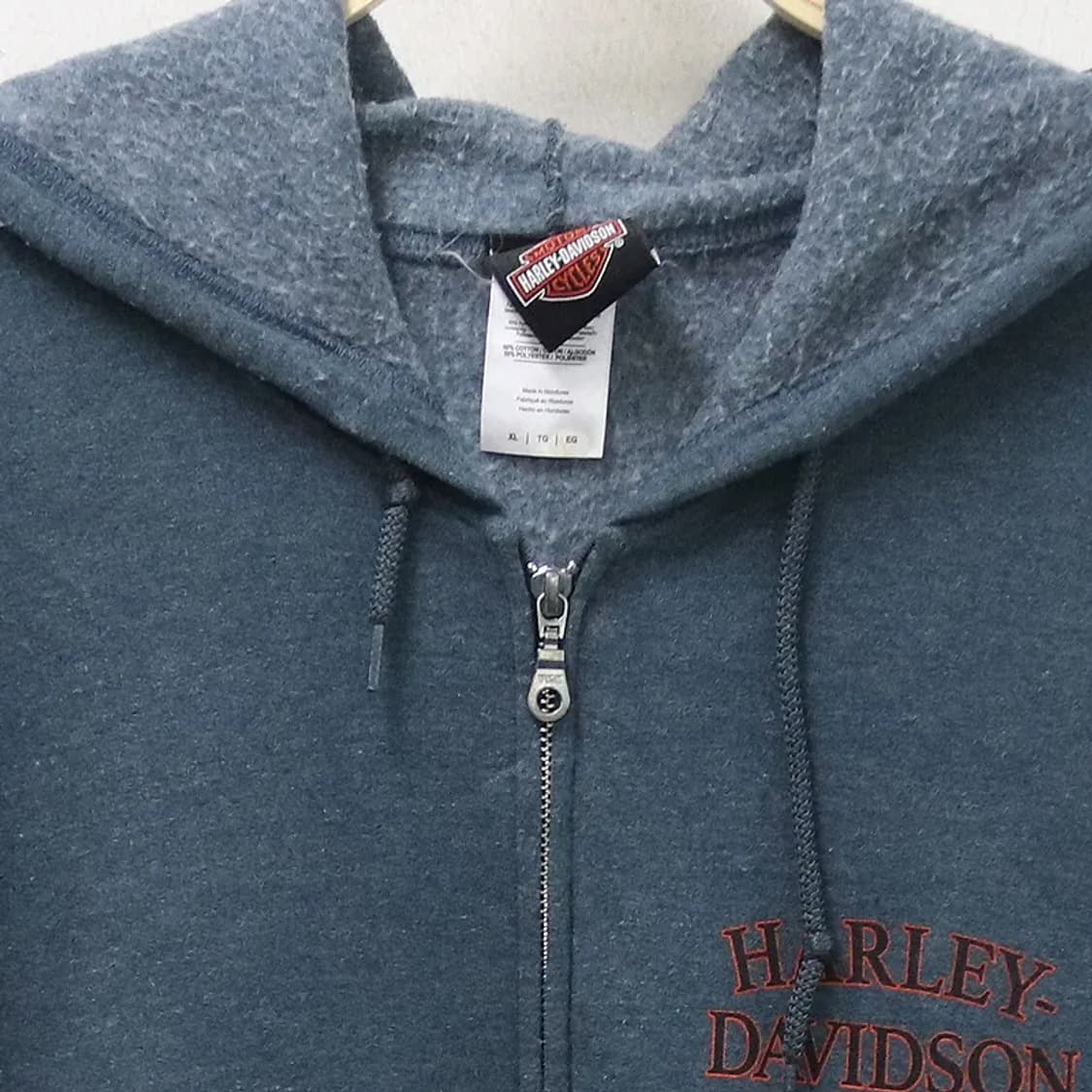 할리데이비슨 백 로고 후드 집업 61845 상품이미지3