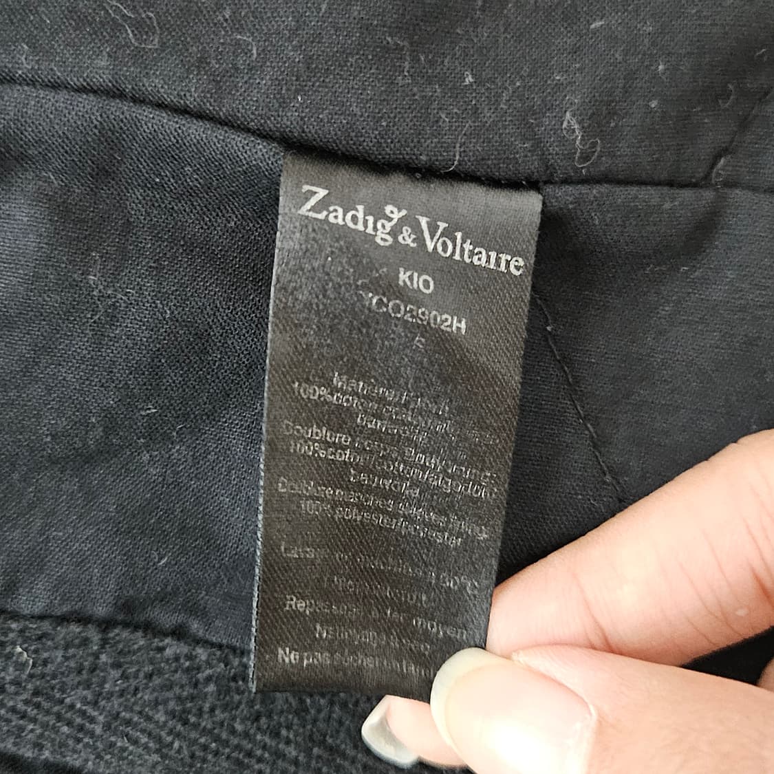 자딕앤볼테르 야상 블랙 상품이미지6