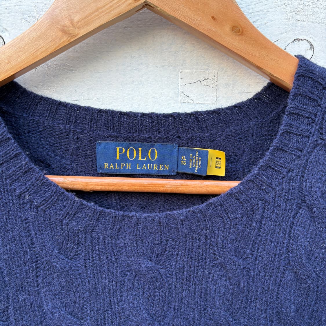 Polo 폴로 울 캐시미어 케이블 꽈배기 니트 상품이미지4