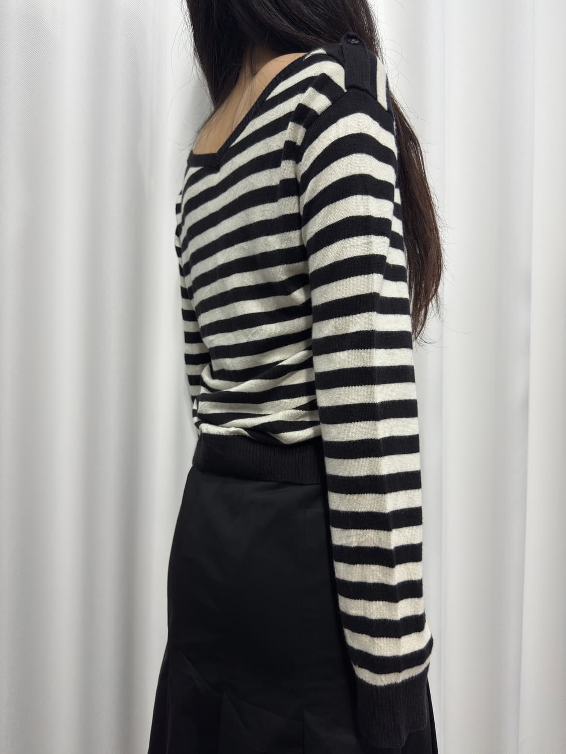 stripe knit top 상품이미지3