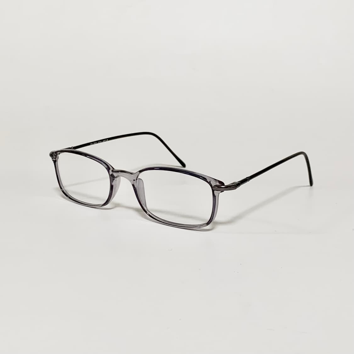 984 데드스탁 빈티지안경 슬림 사각 투명 그레이 가벼운 안경 남녀공용 상품이미지3