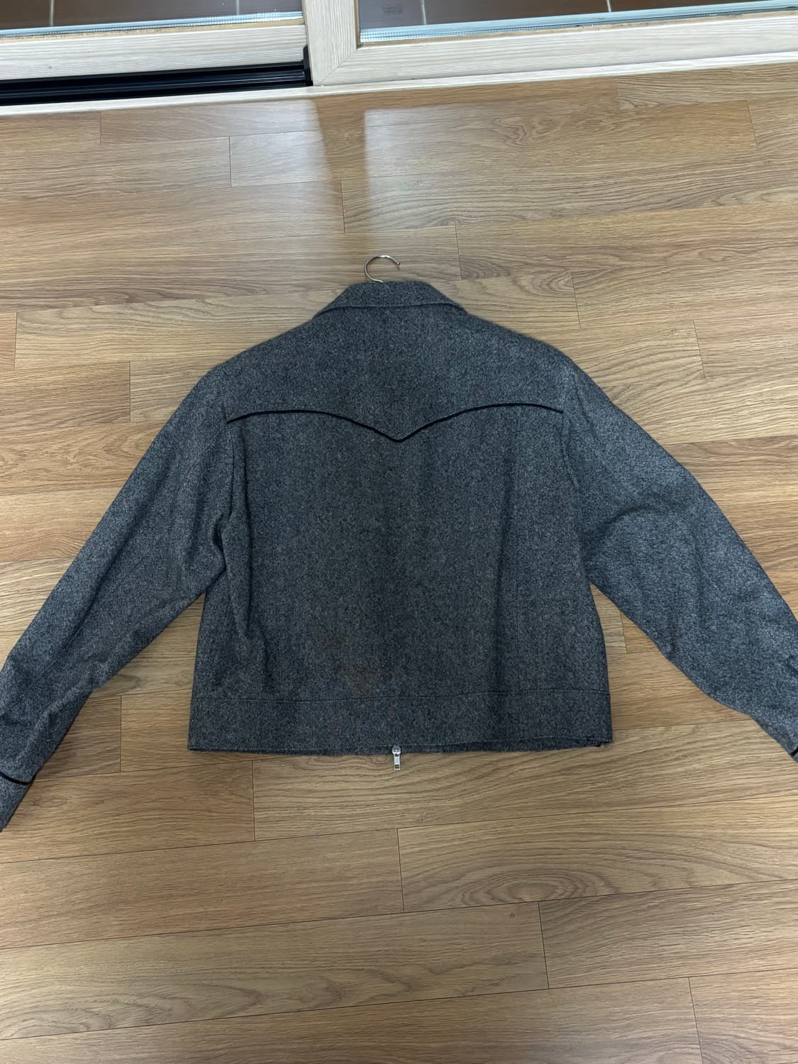 토니웩 울 파이핑 웨스턴 자켓 트위드 그레이 XL 상품이미지3