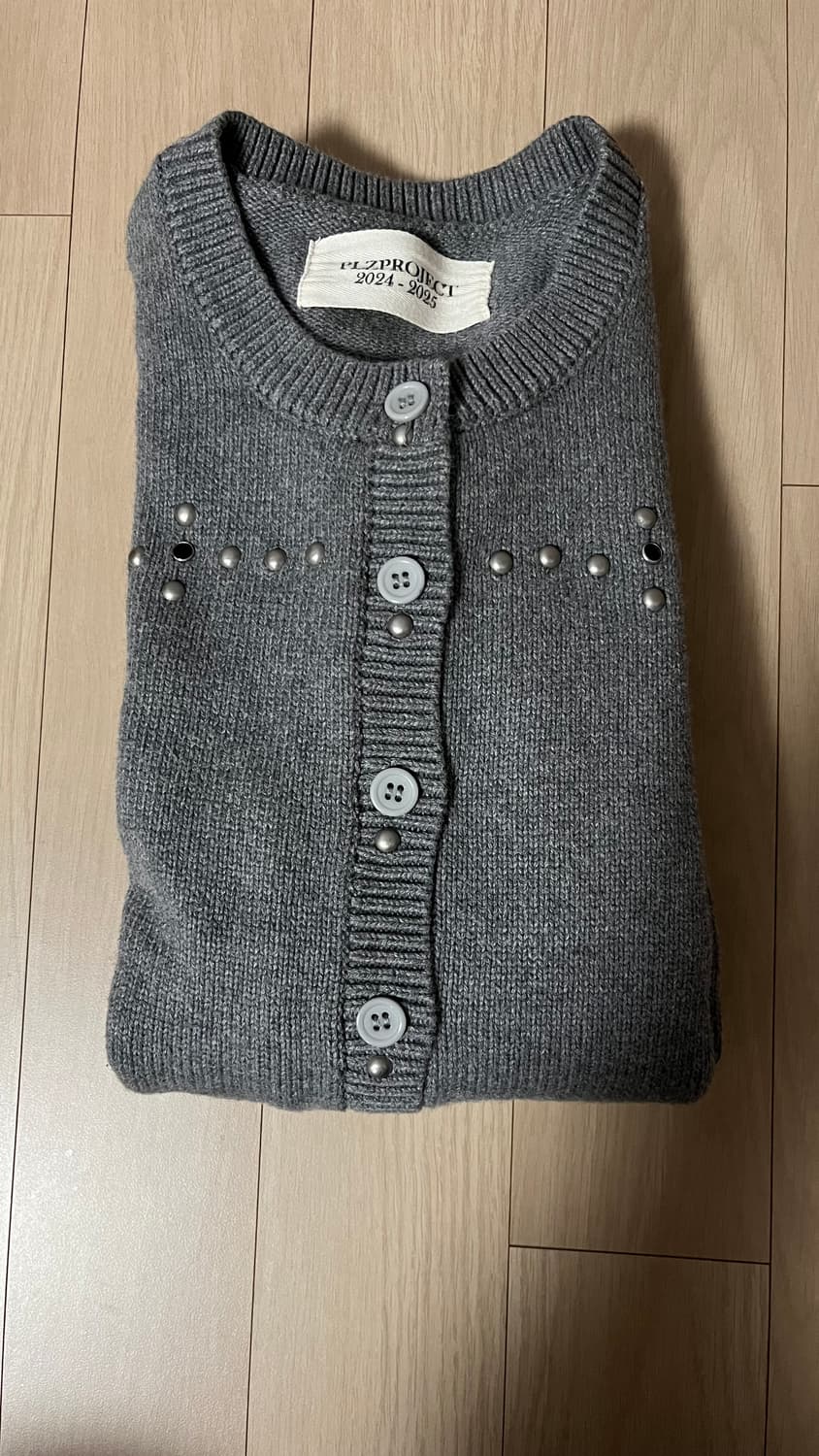 플리즈프로젝트 스터드 잼 스톤 가디건 PLZPROJECT CARDIGAN 상품이미지9