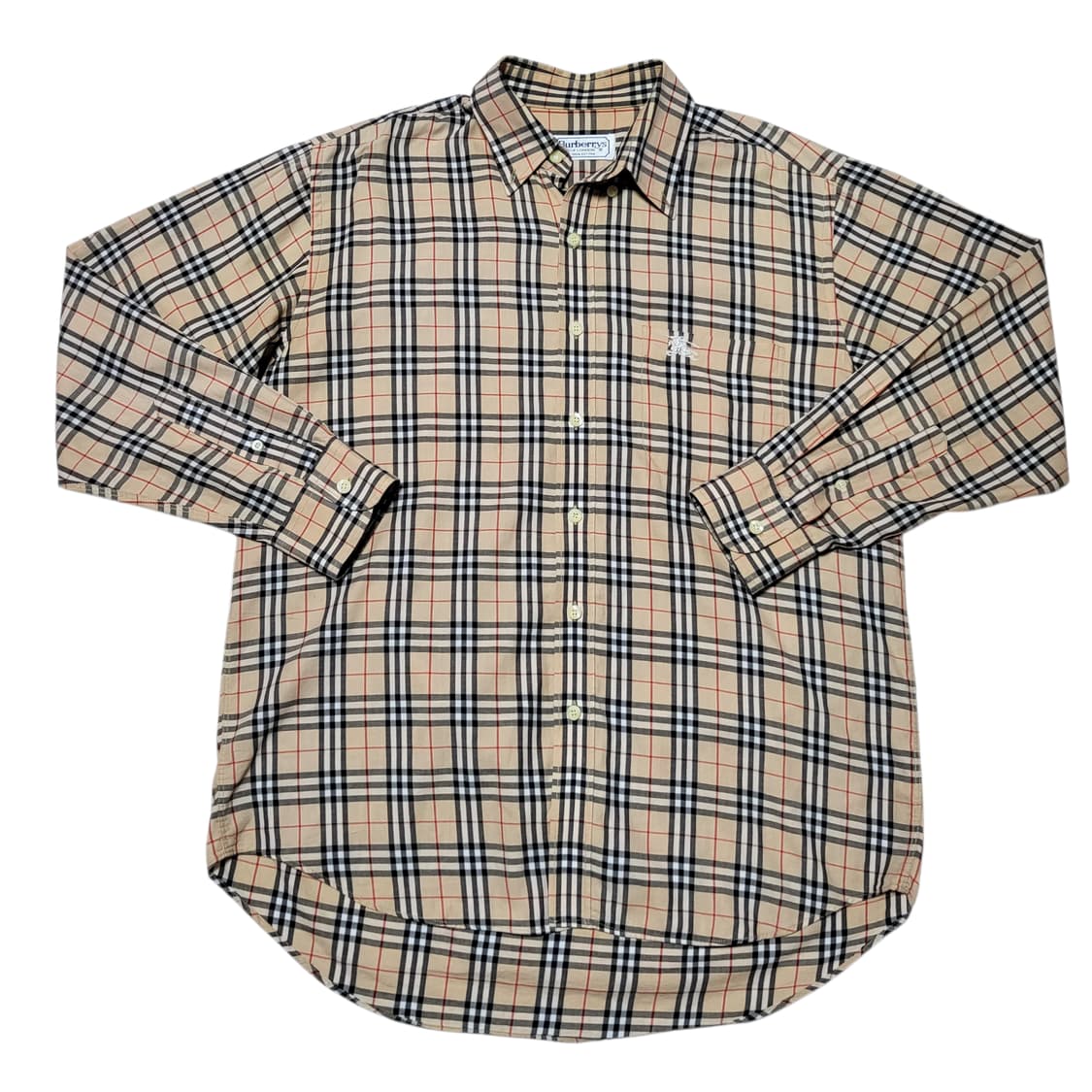 (M) 버버리 체크셔츠 빈티지 버버리셔츠 노바체크 상품이미지2