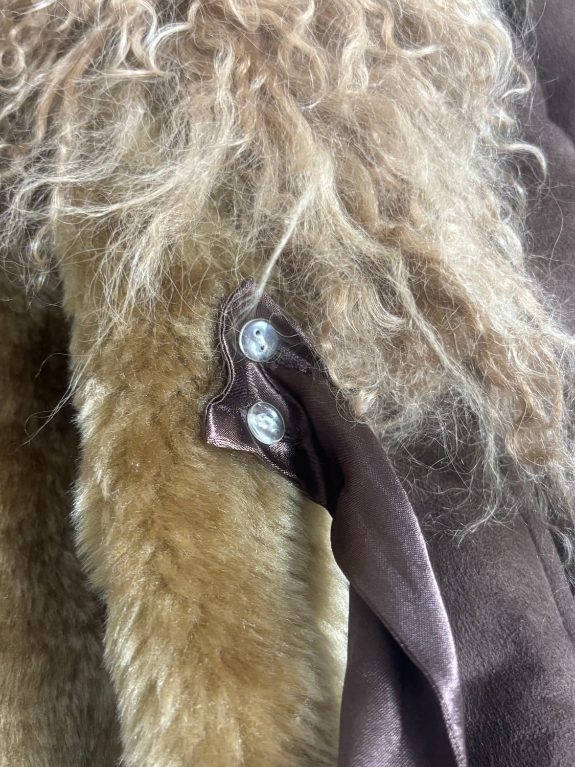 갸루깔 푸들 퍼 자켓 상품이미지3