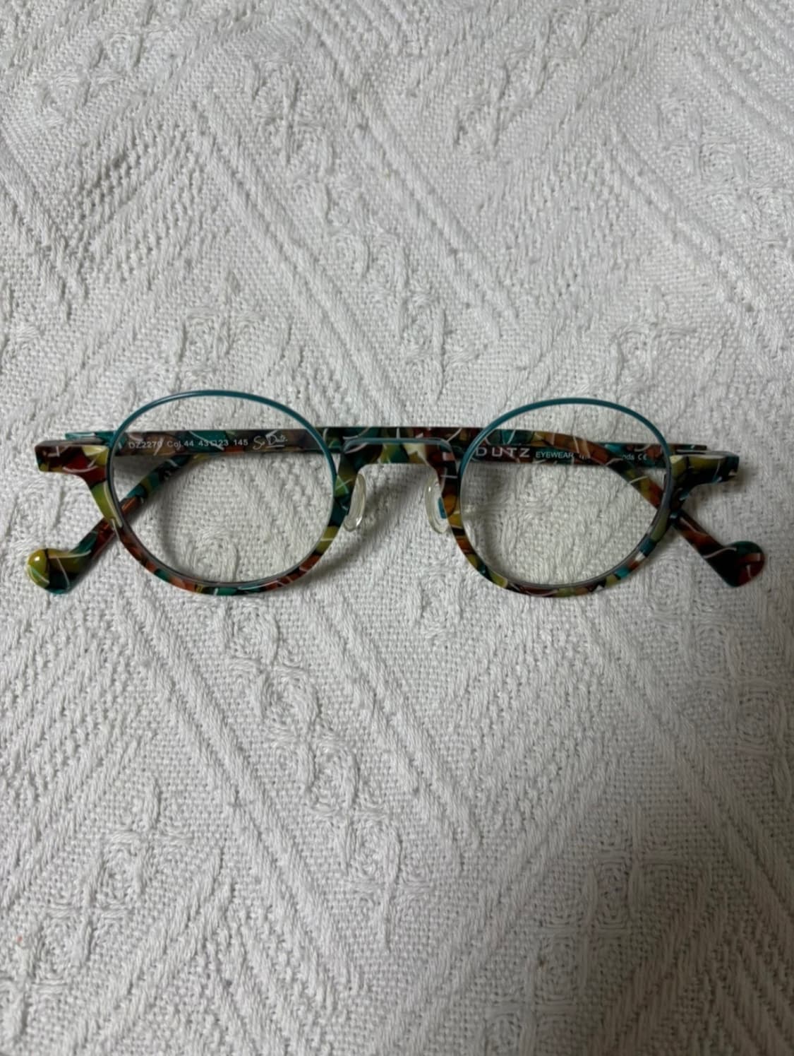 더츠(Dutz) DZ2270 원형 콤비 안경테 상품이미지1