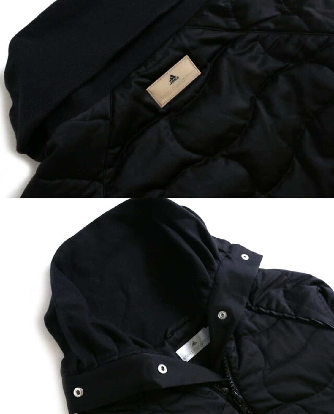 Adidas X Stella Mccartney 하이넥 크롭 경량패딩 상품이미지4