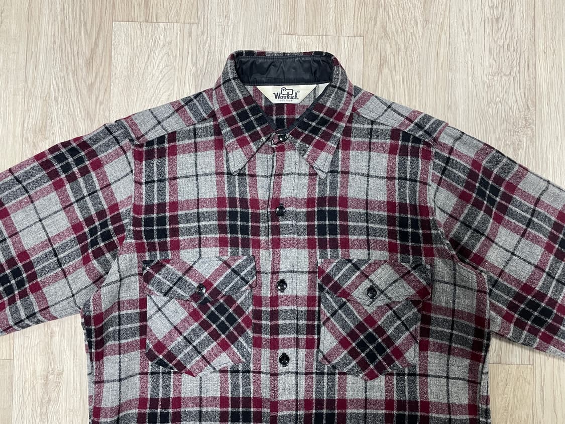 95) 70's 울리치 체크 울 워크셔츠(RRL&LVC&폴로) 상품이미지4