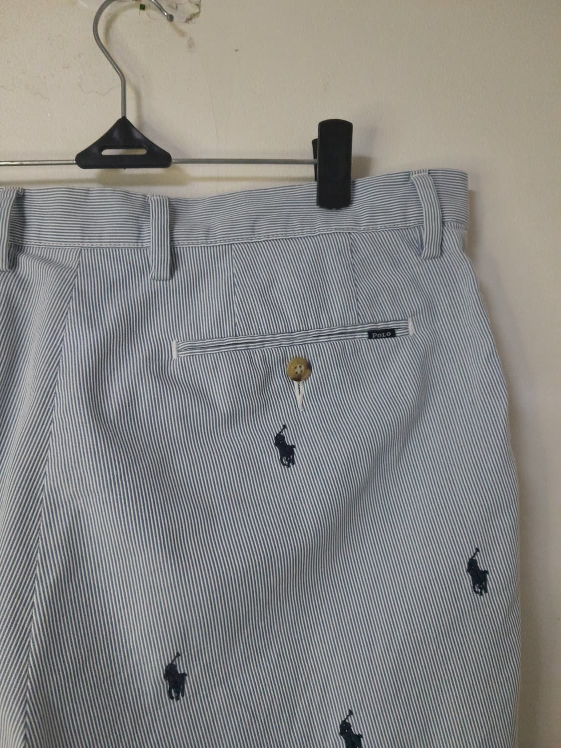랄프로렌 폴로 올오버 포니 자수로고 시어서커 반바지 32" 상품이미지4