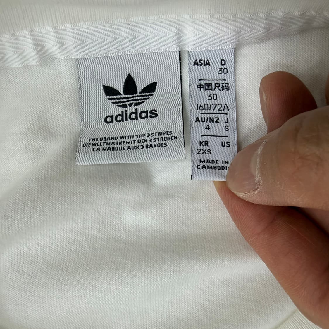 2XS 아디다스 비대칭 티 드레스 0406T 상품이미지3