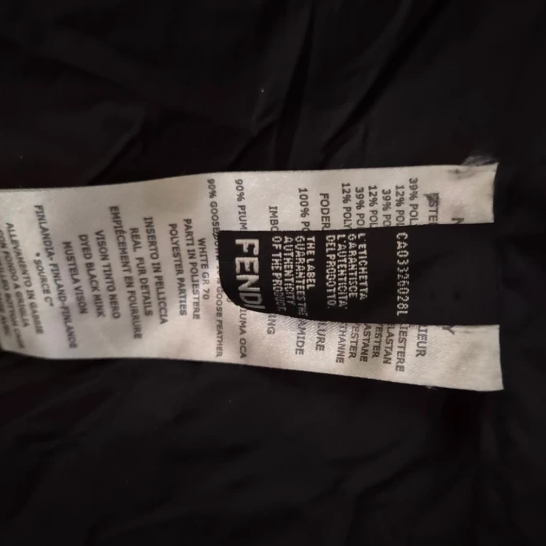 펜디 구스 다운 여자 롱패딩 팔아요  상품이미지4