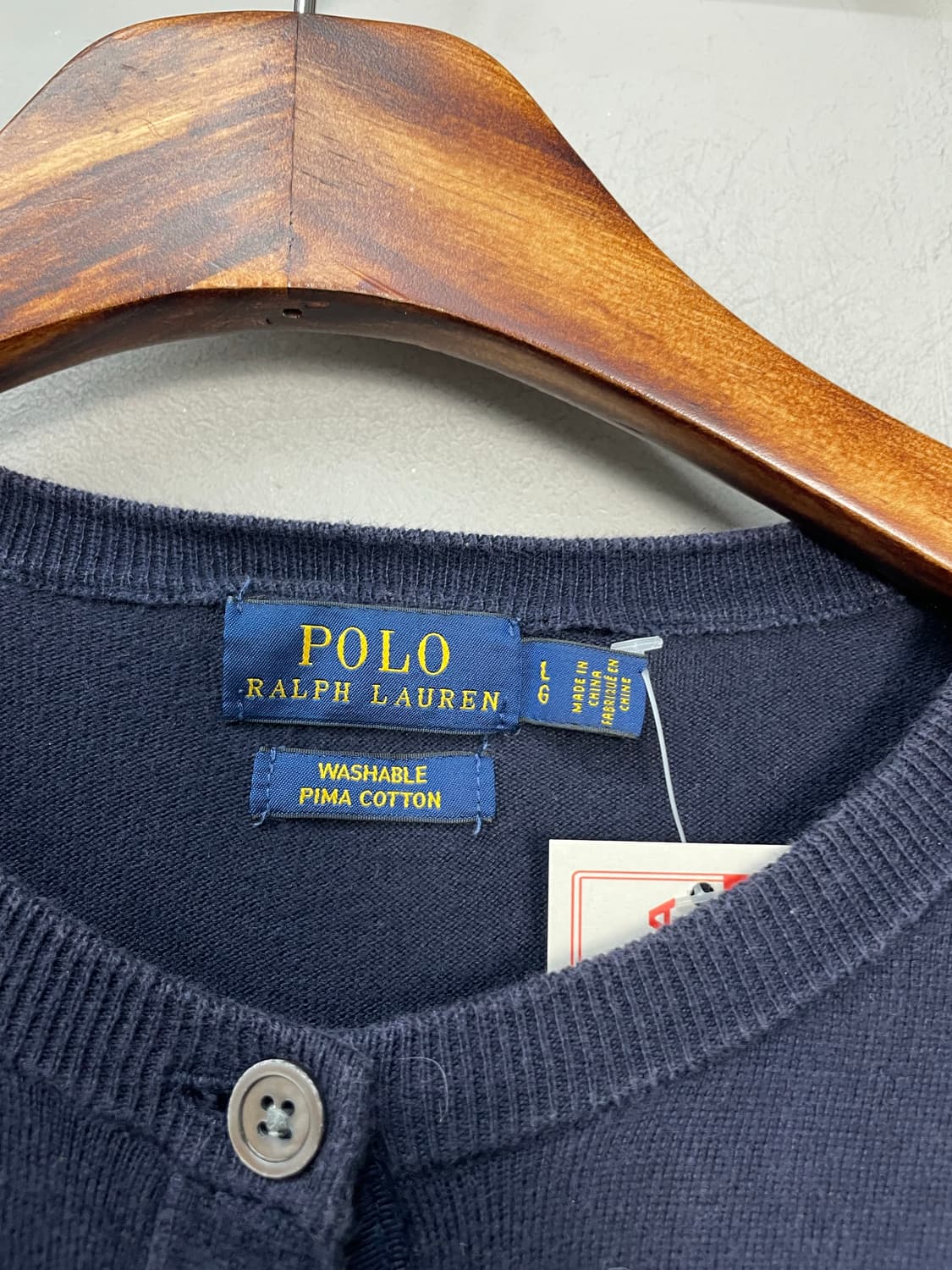 폴로 랄프로렌 네이비 가디건 H1186 상품이미지5