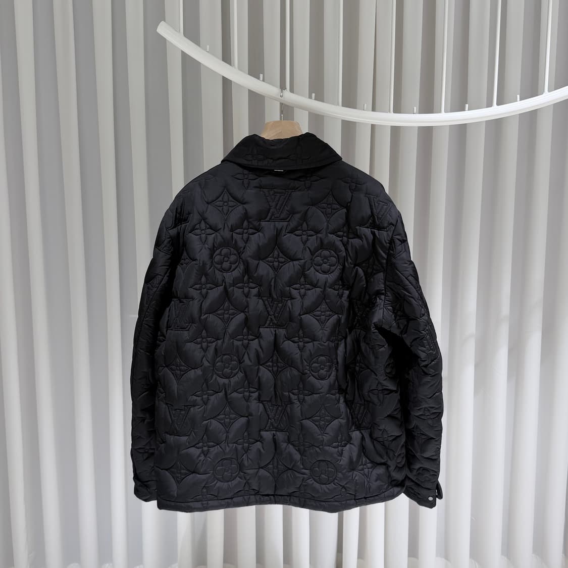 (S+ / 56) / 루이비통 모노그램 플라워 블루종 패딩 자켓 상품이미지5