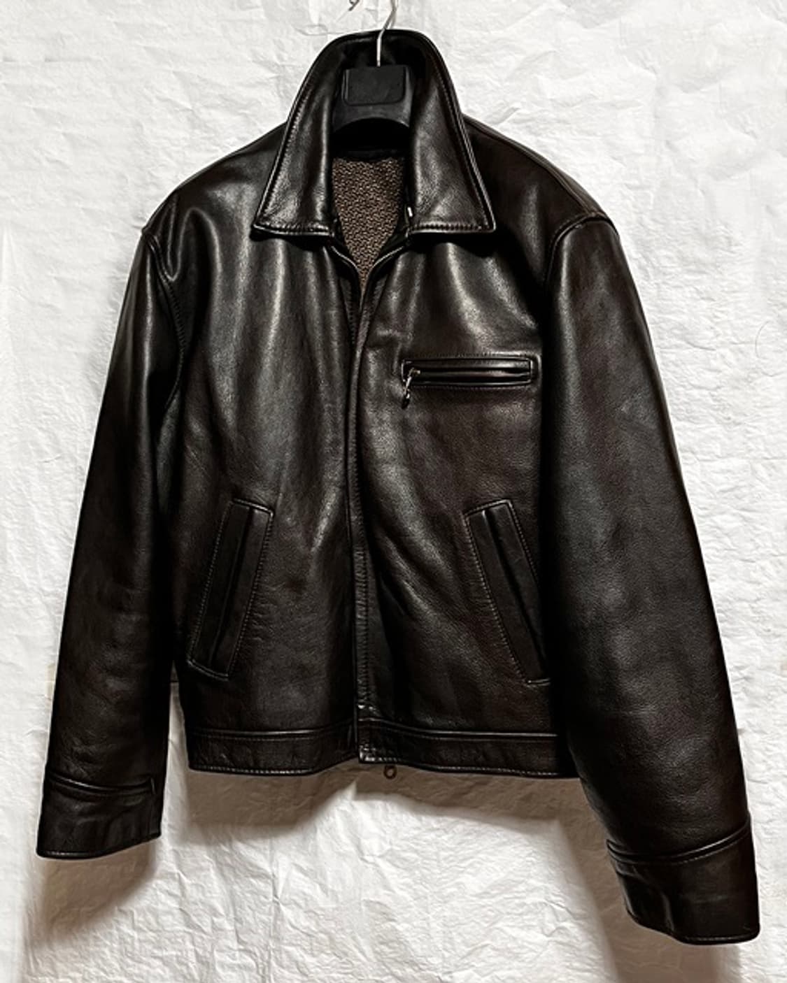 영국 더레더 컴퍼니 헤비 가죽 자켓 바이크 라이더 자켓 110정도 상품이미지1