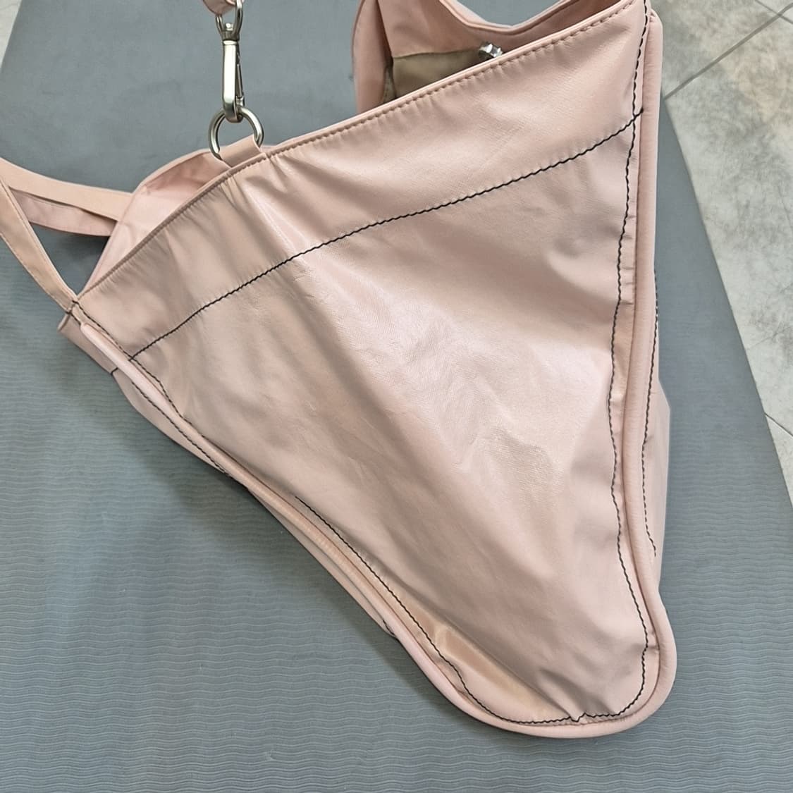 마뗑킴 코티 빅 토트백 핑크 상품이미지4