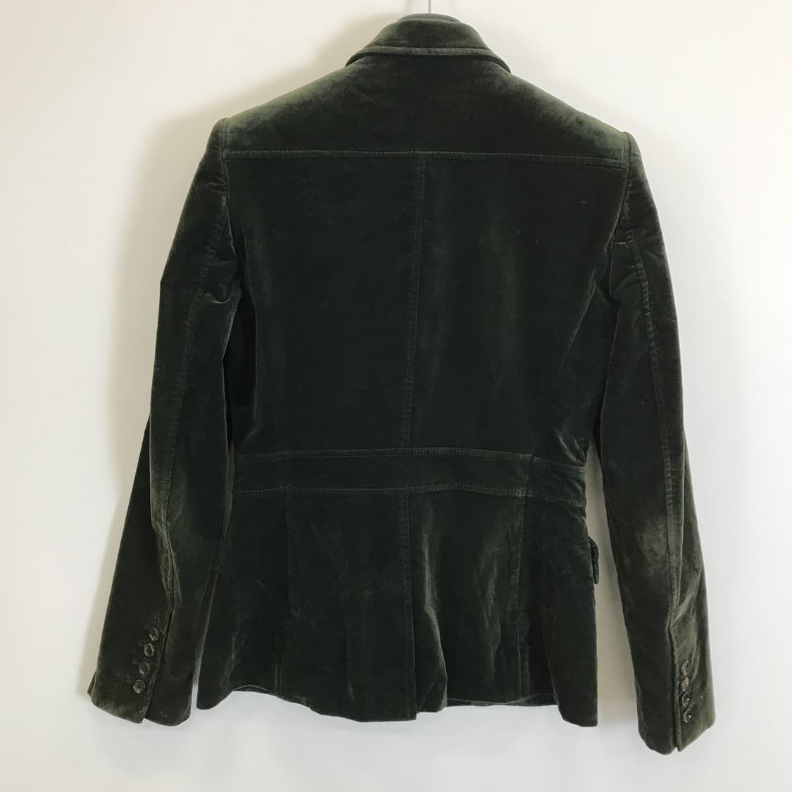 구찌 GUCCI 스웨이드 벨벳자켓 그린 [42사이즈] 상품이미지3