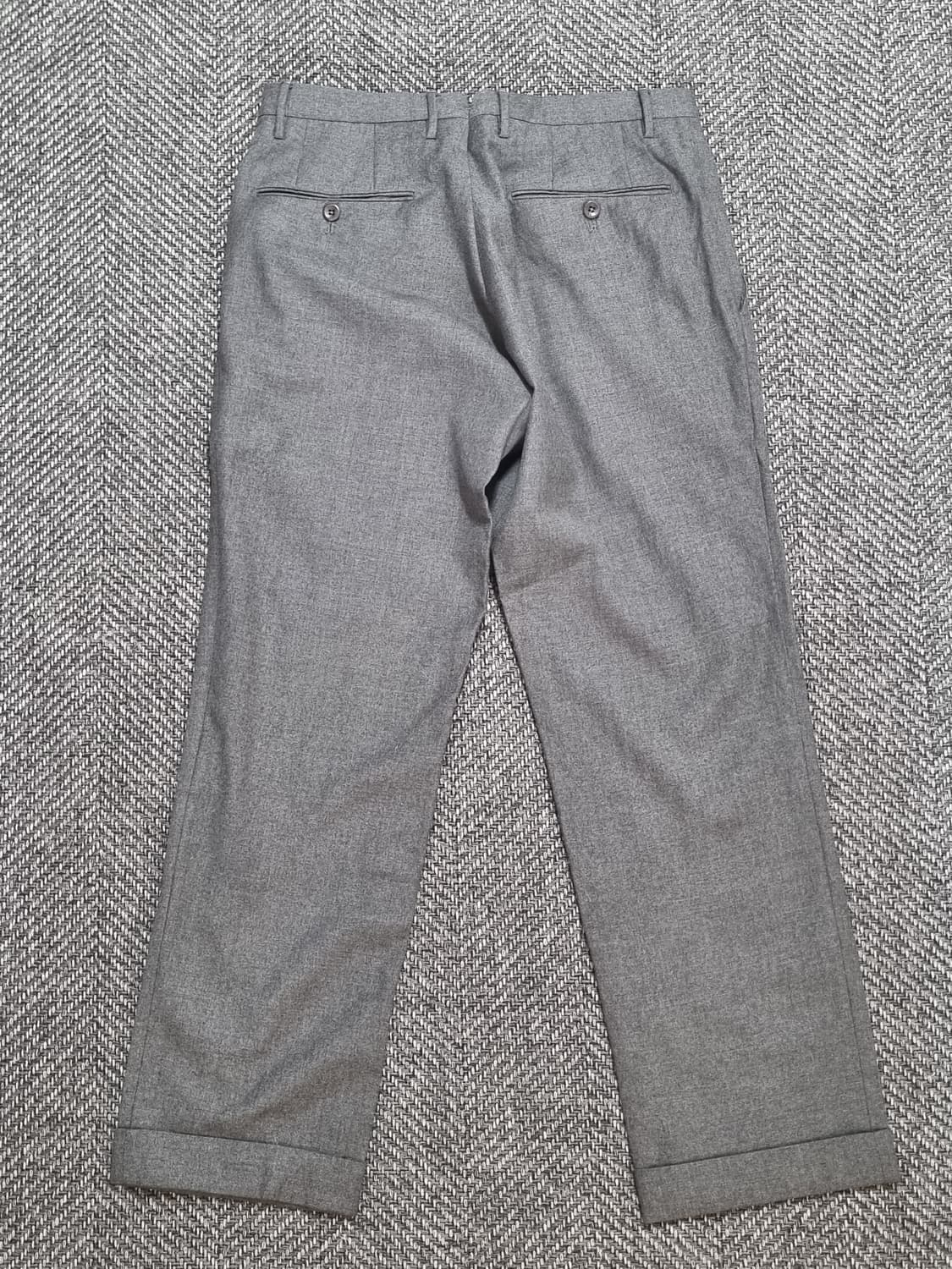 INCOTEX (by Slowear) — 그레이 울 혼방 슬랙스 상품이미지4