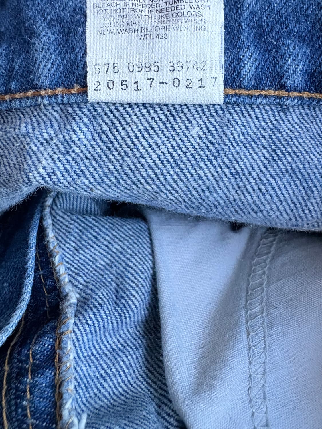 (34x32) 리바이스 517 오렌지탭 USA 중청 데님 상품이미지6