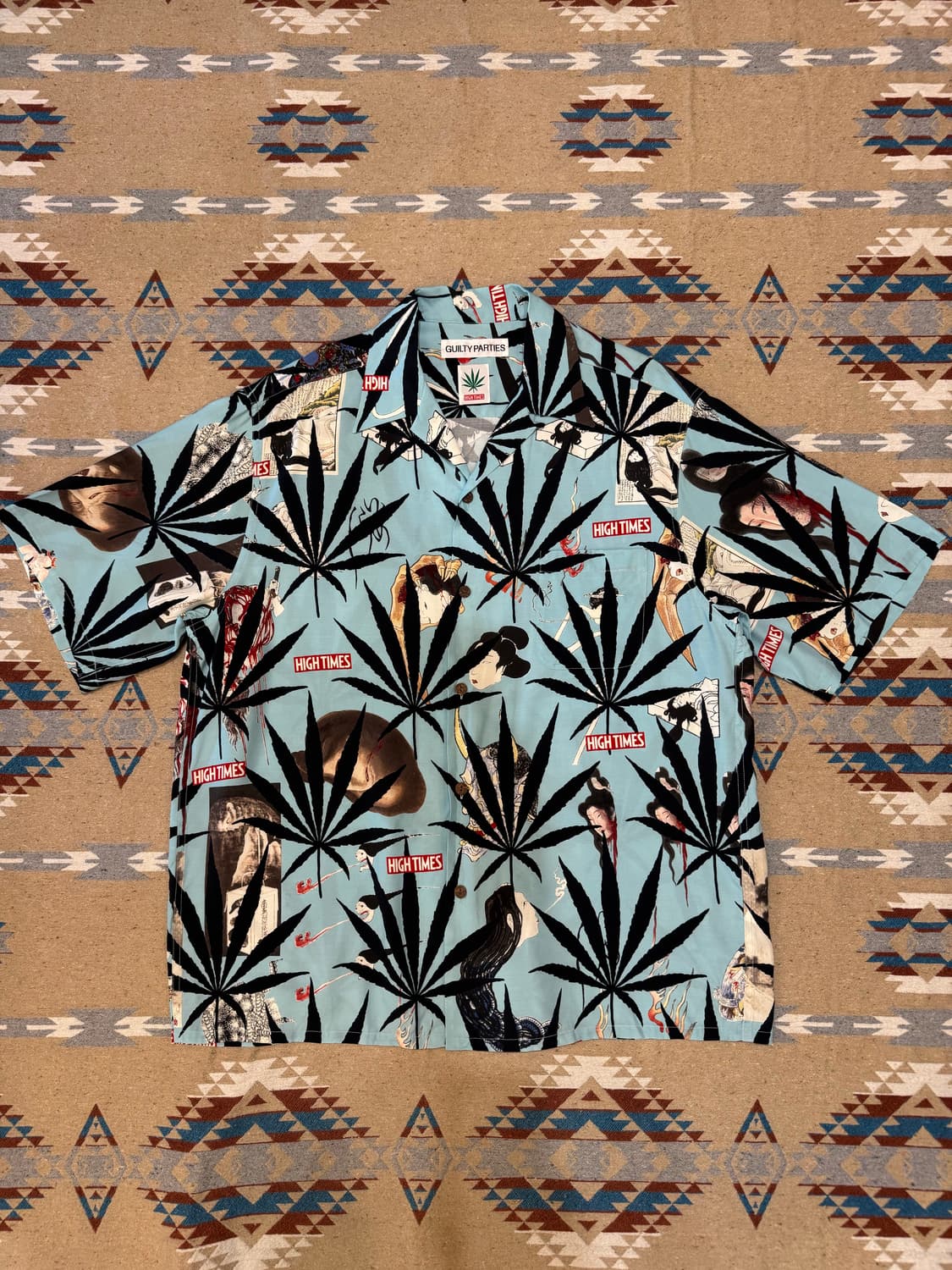 [XL] 와코마리아 HIGH TIMES 하와이안 셔츠 Type-2 상품이미지1