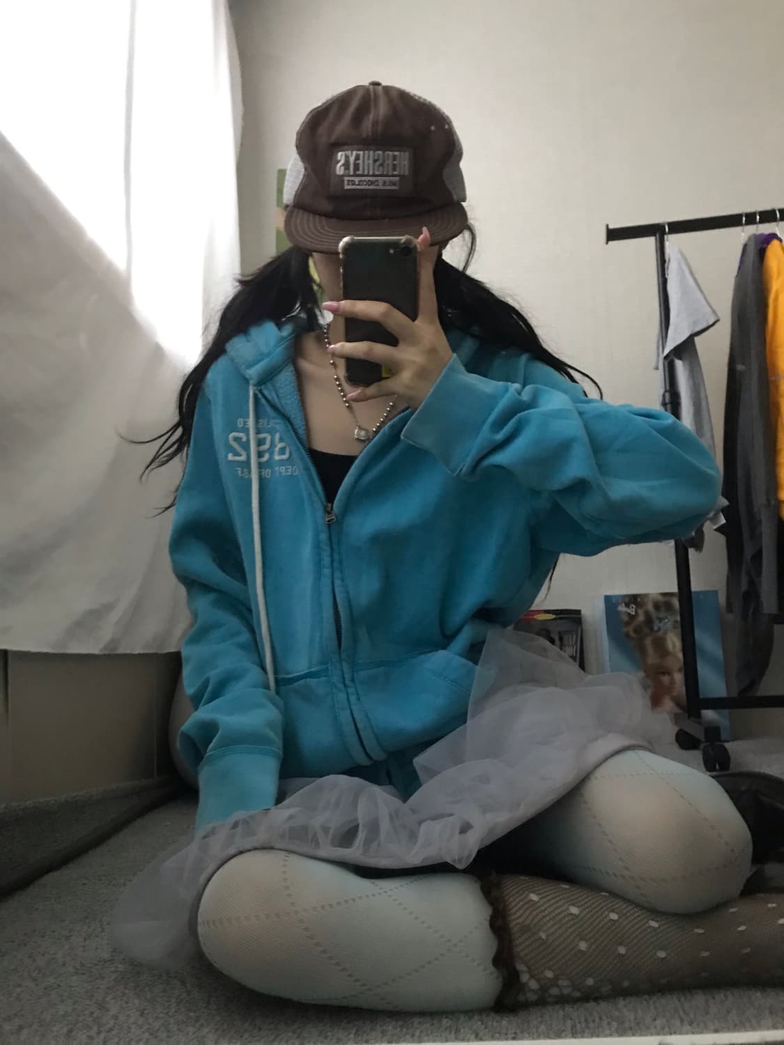 아베크롬비 연하늘 후드집업 상품이미지1