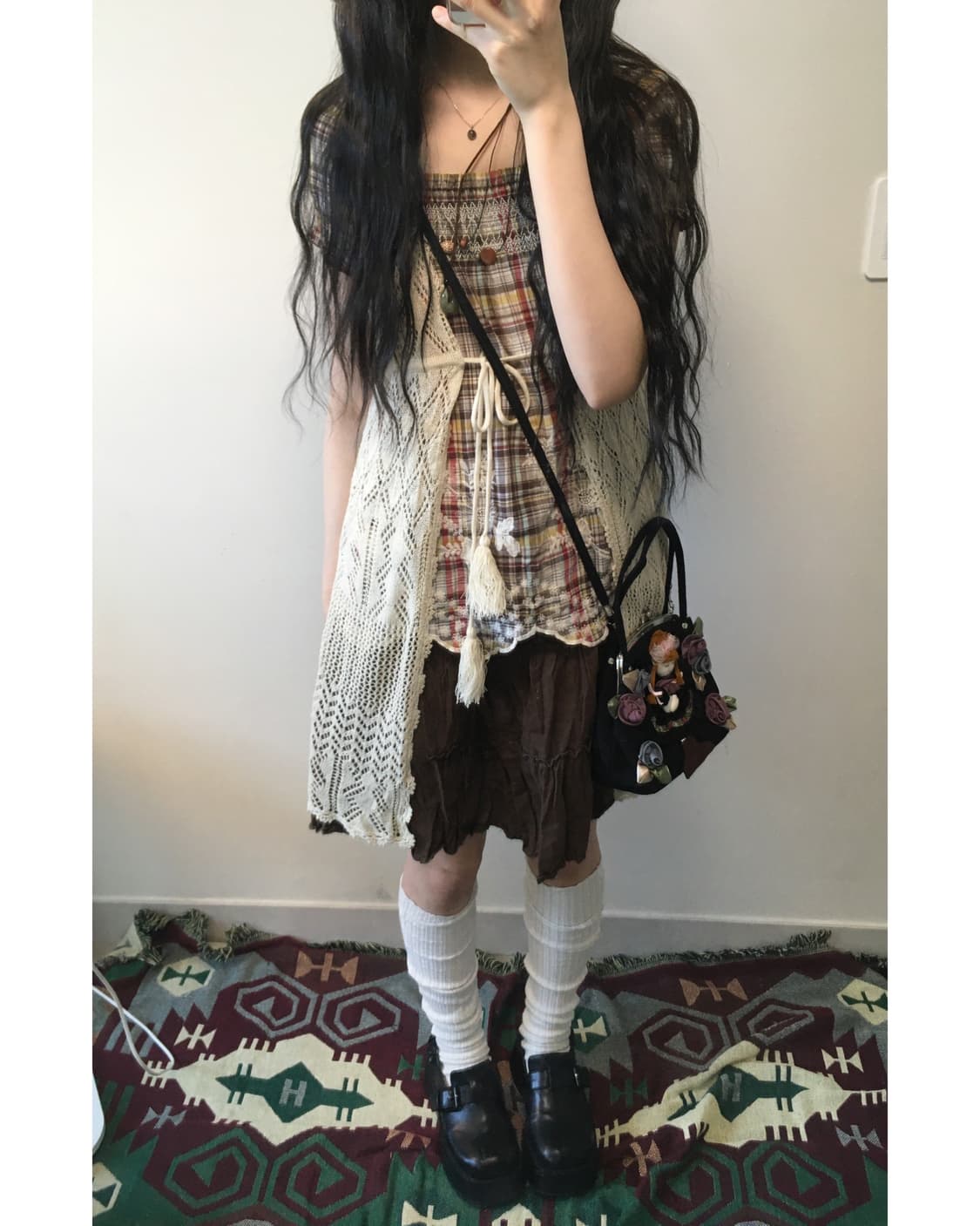 forest check girl set (3p) 상품이미지4