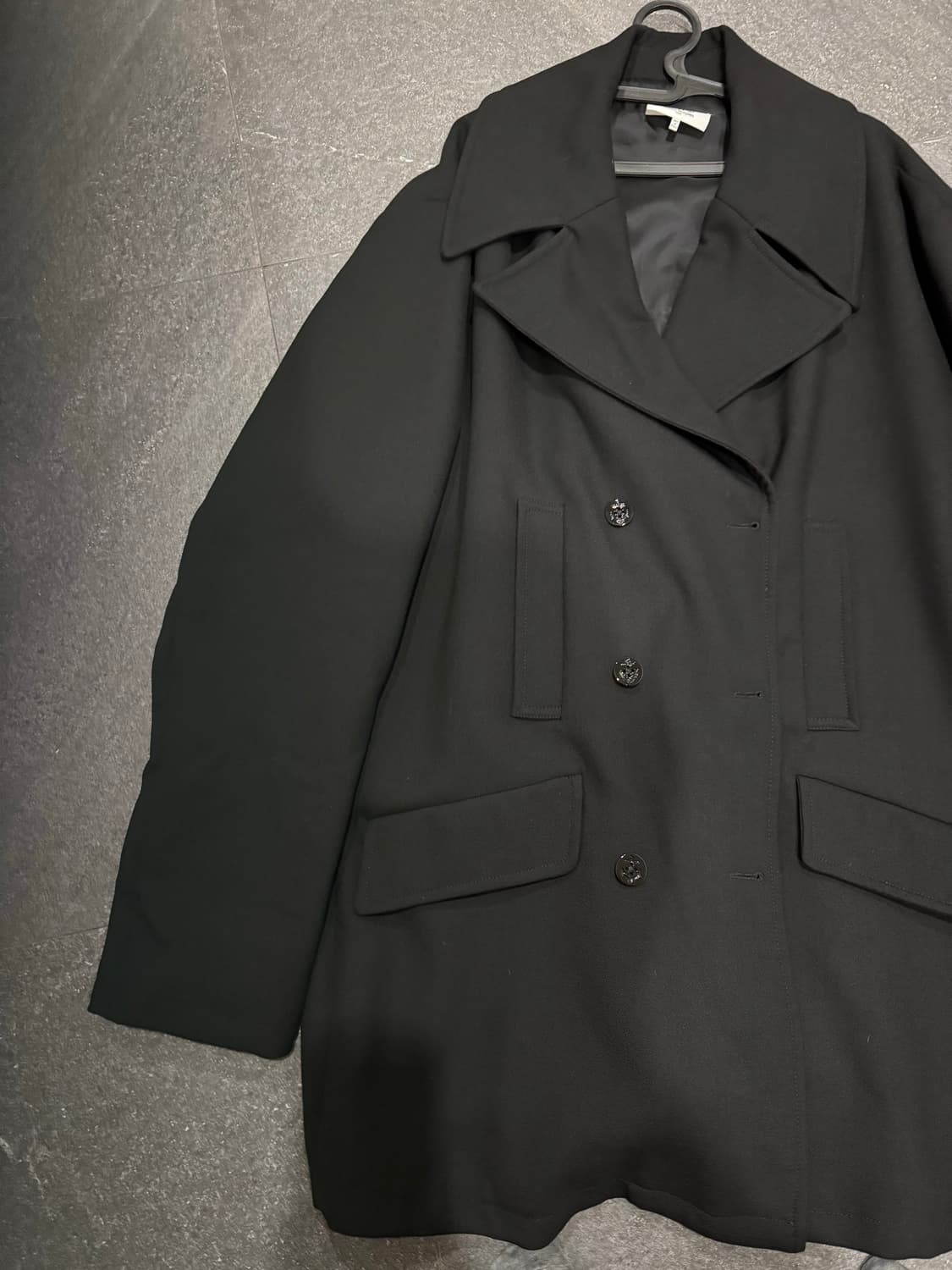 mm6 마르지엘라 블랙더블코트40 상품이미지2