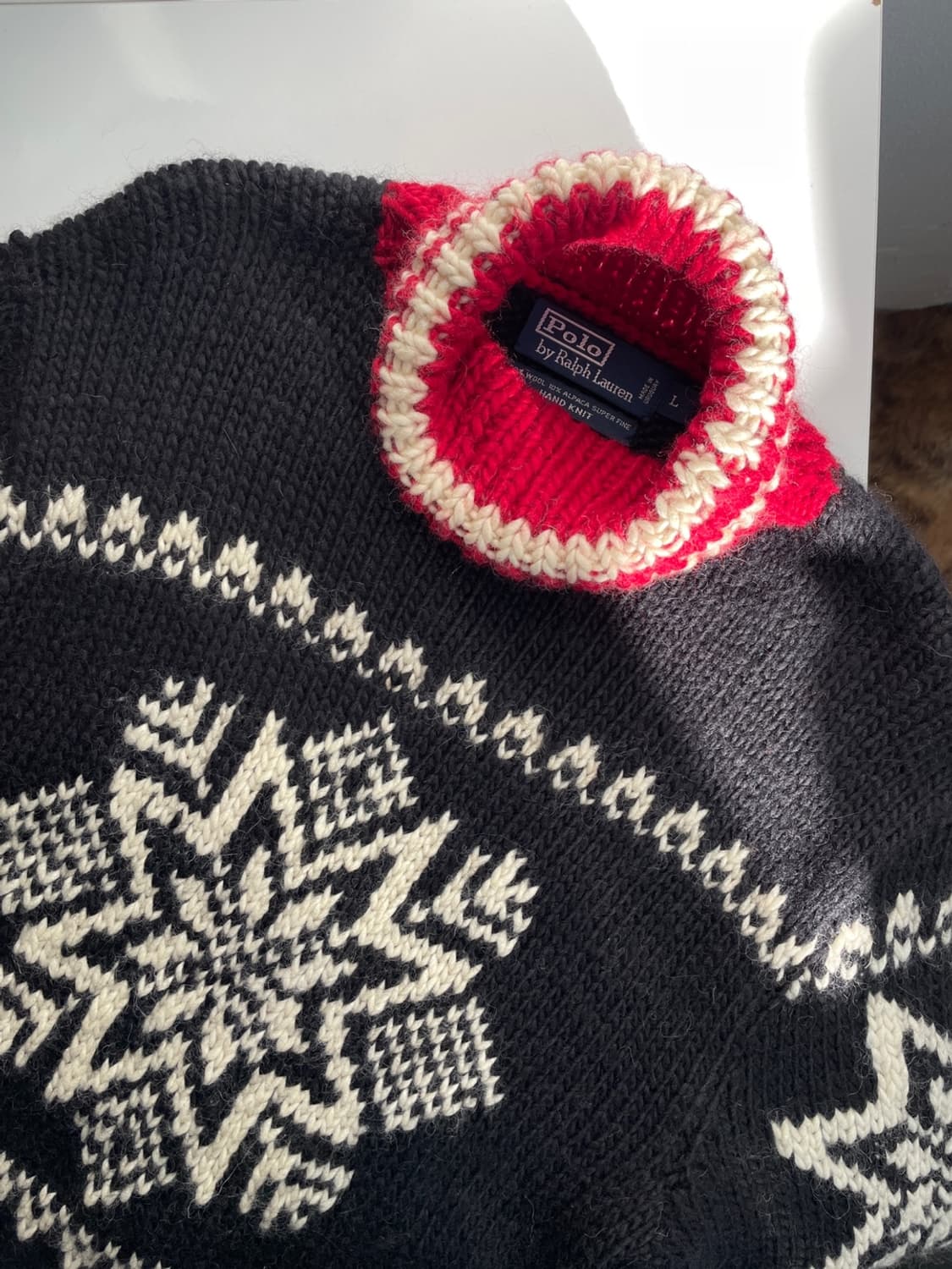 폴로 랄프로렌 노르딕 터틀 넥 니트 상품이미지1