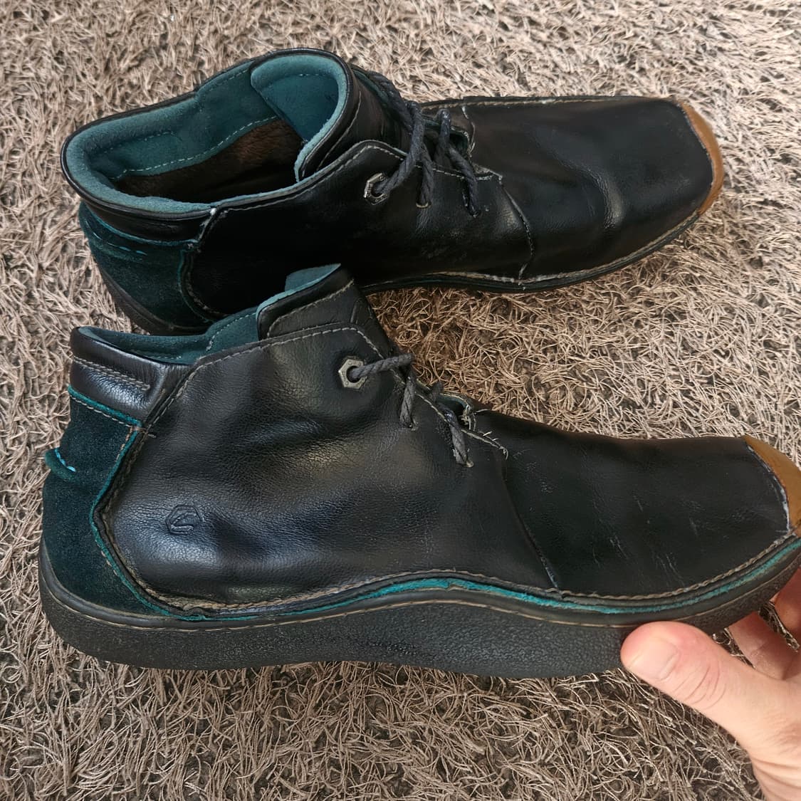 클락스(Clarks) 90's 빈티지 그린 스웨이드 데저트슈즈   상품이미지3