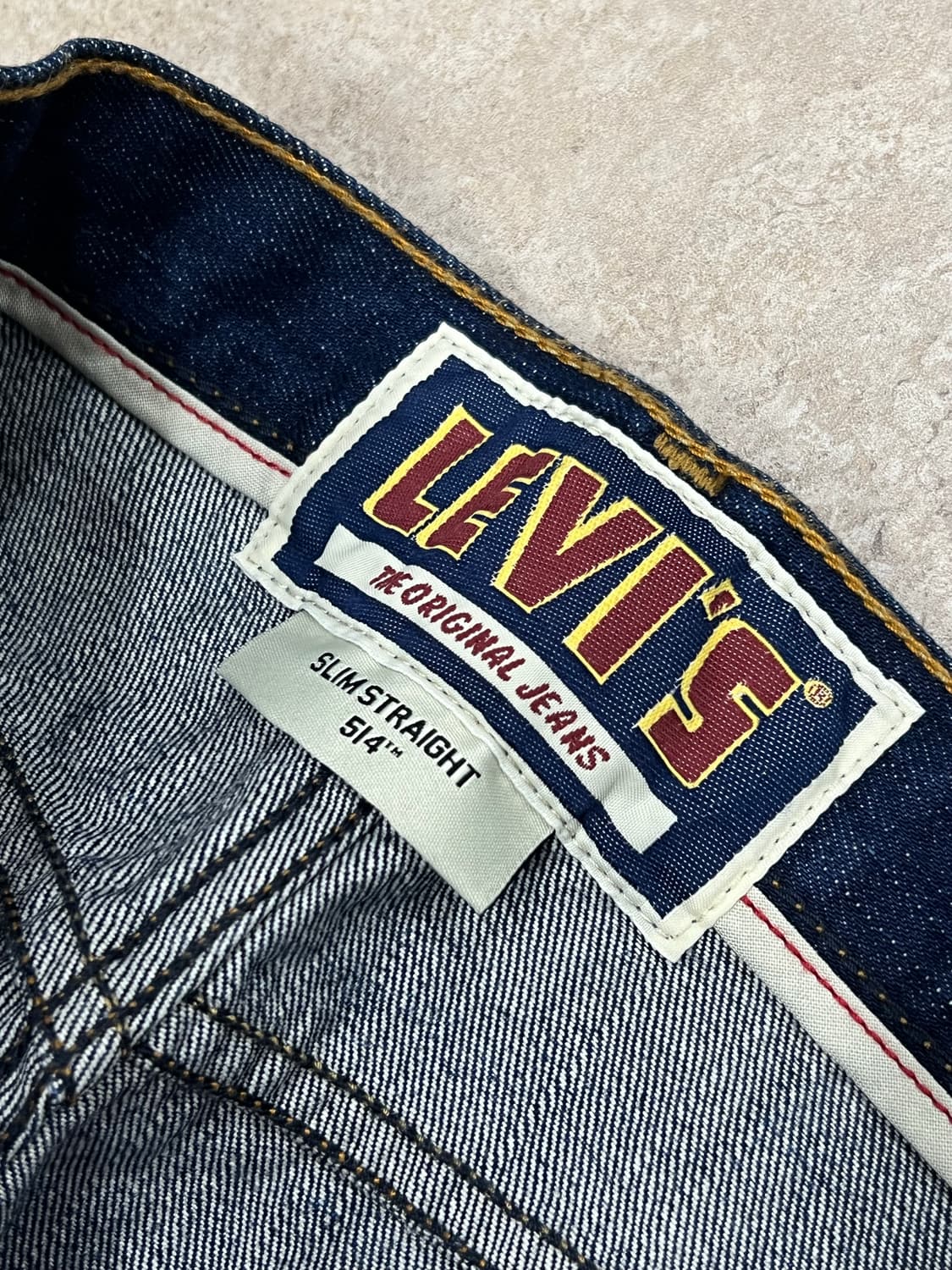 리바이스 514 슬림스트레이트핏 중청 데님 팬츠 상품이미지4