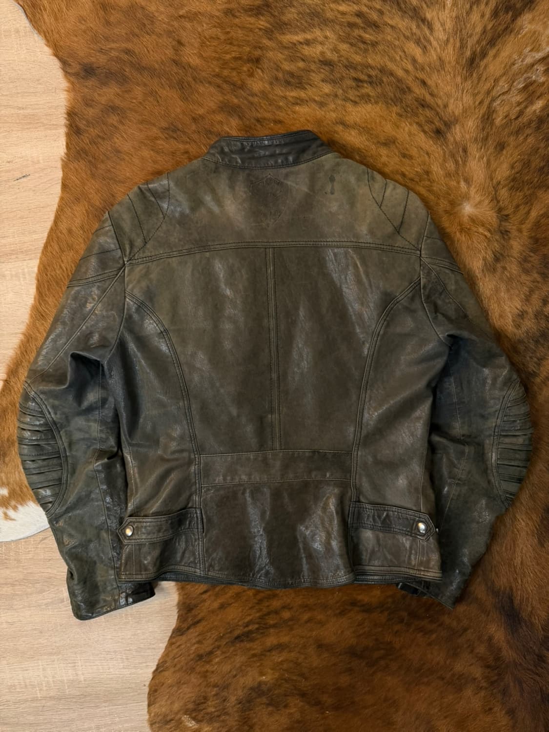 디젤 양가죽 바이커 자켓  상품이미지5