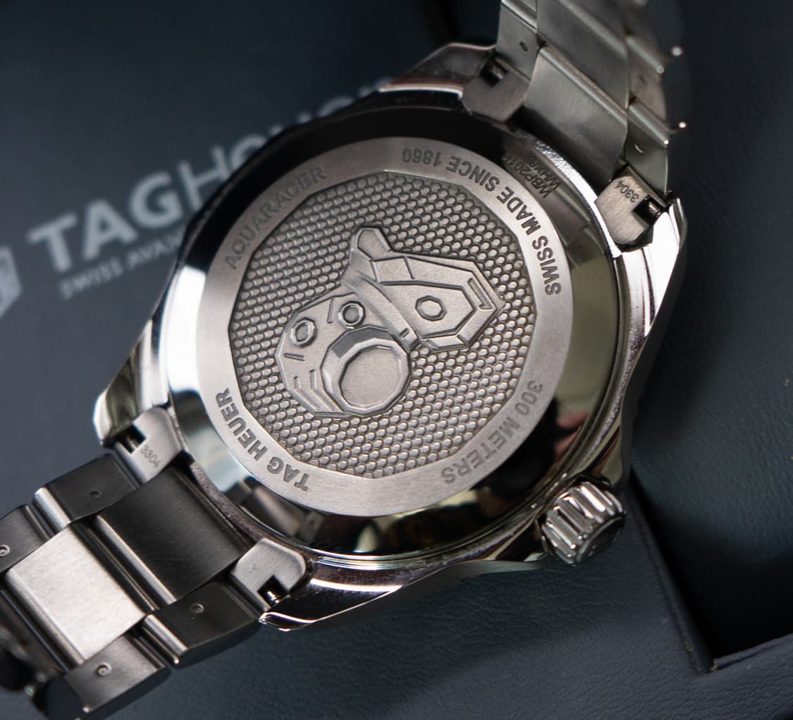 태그호이어 아쿠아레이서 프로페셔널 300 오토매틱 청판 시계 상품이미지2