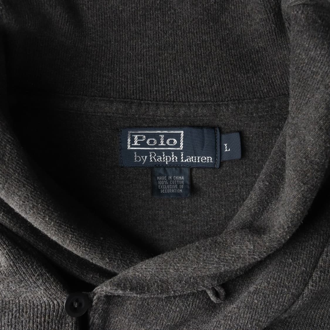 폴로 랄프로렌 숄칼라 럭셔리 저지 스웨트셔츠 L 상품이미지5