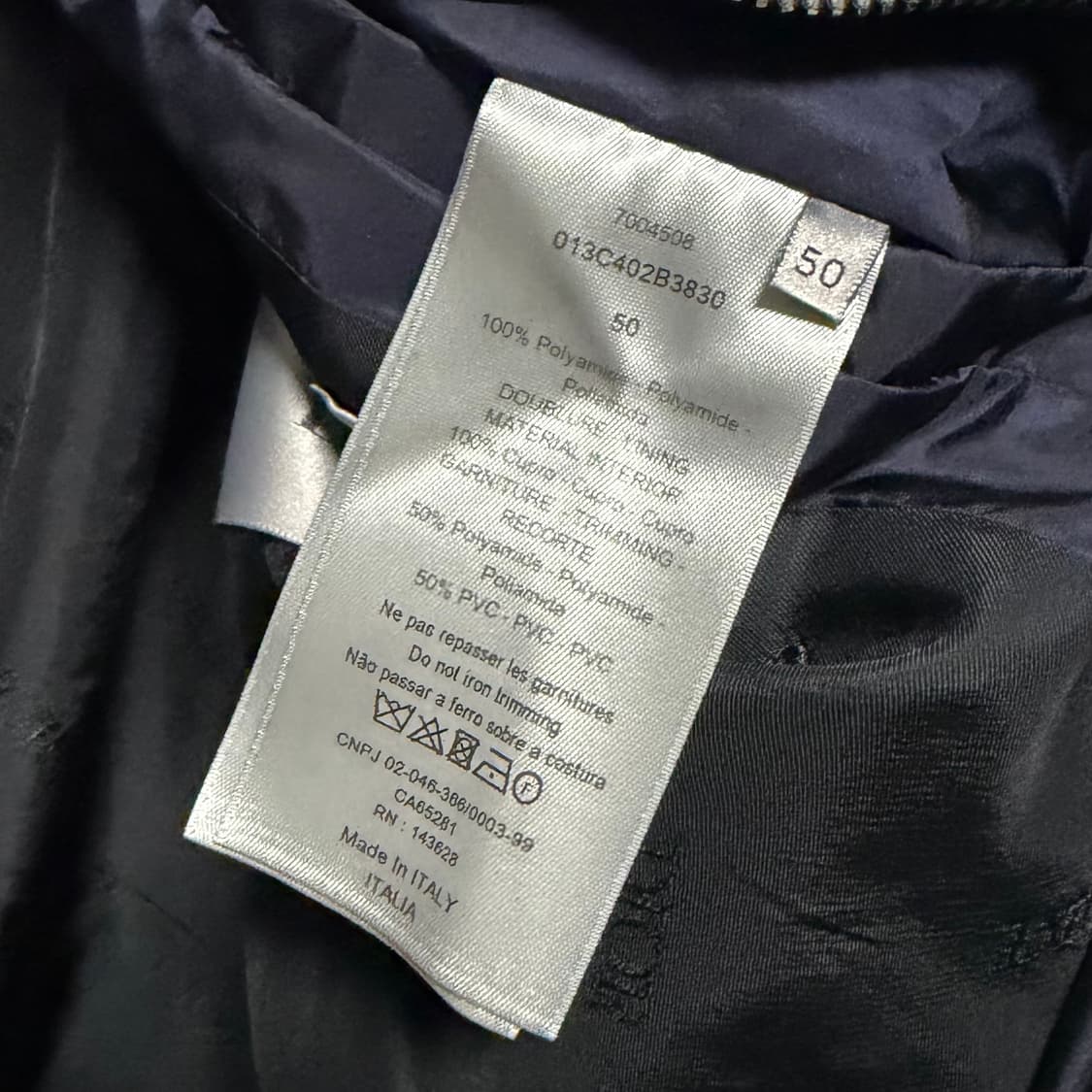 [S+급/50] 디올 테크니컬 패브릭 바람막이 자켓 상품이미지7