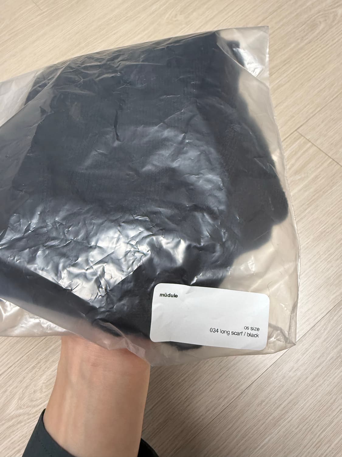 머듈 롱 스카프(블랙) 상품이미지1