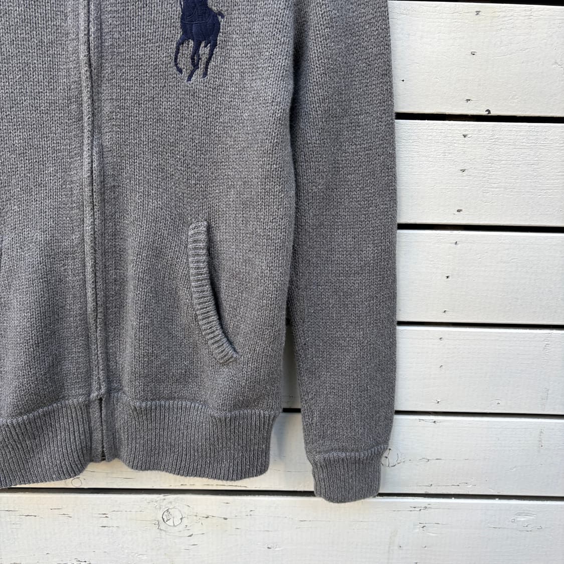 Polo 폴로 빅포니 니트 집업 상품이미지7