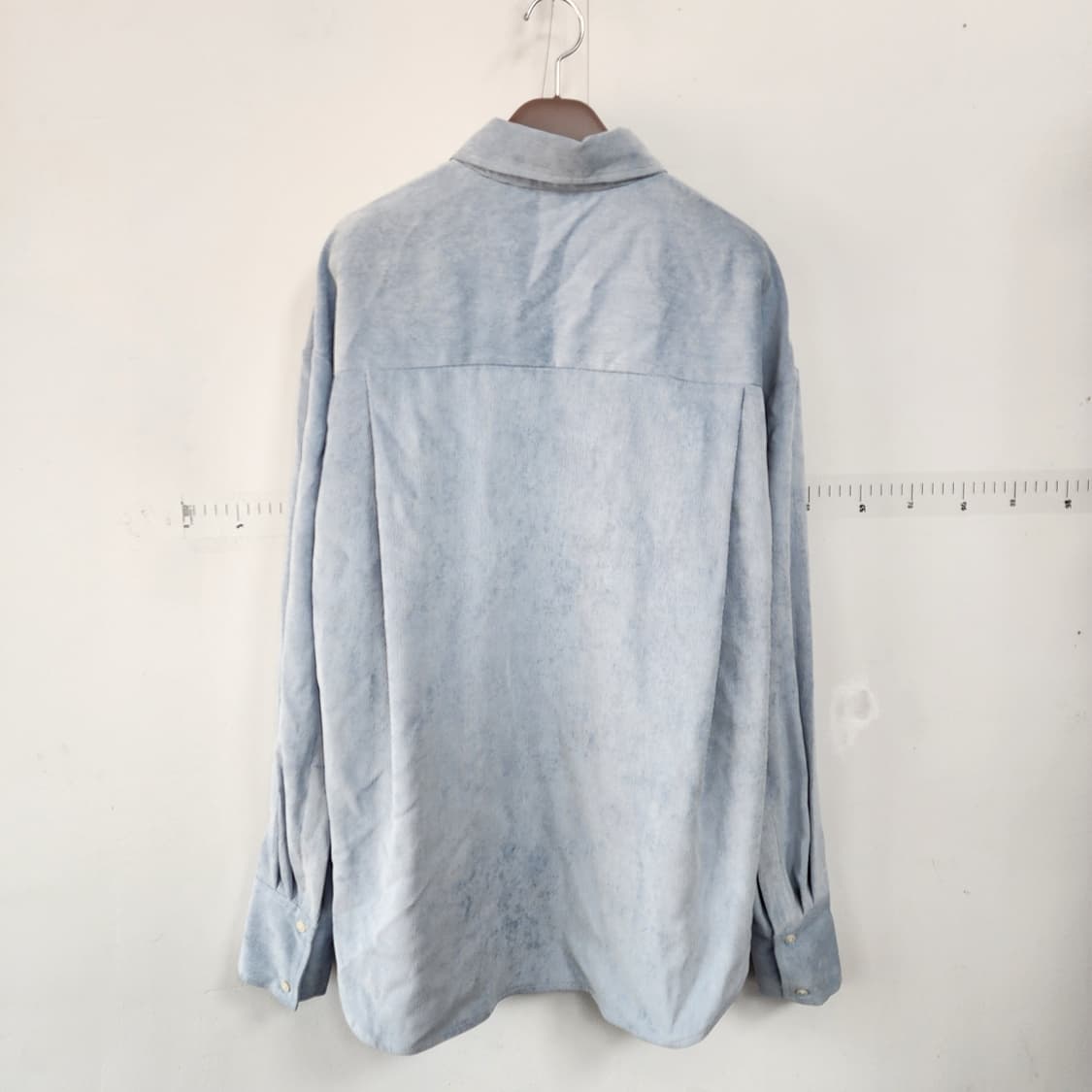 BYUS WEAR 블루 스트라이프 셔츠 상품이미지4
